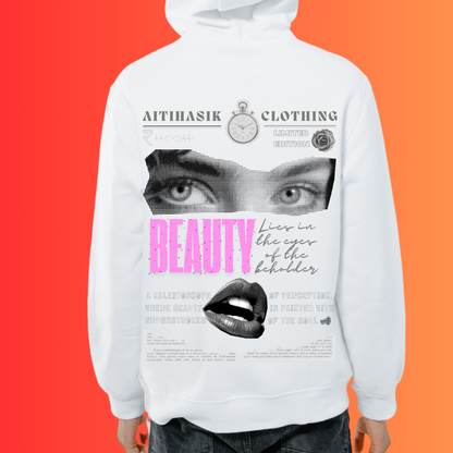 Premium Oversized Off-White Hoodie: Beauty