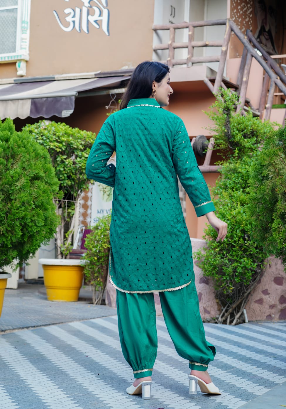 Cord Set - Green Gem - ऐतिहासिक Aitihasik™